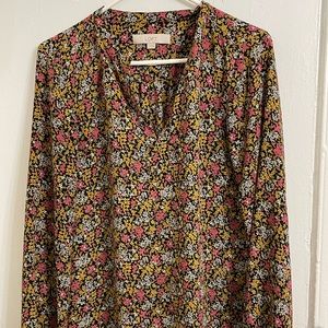 Ann Taylor LOFT Floral Blouse